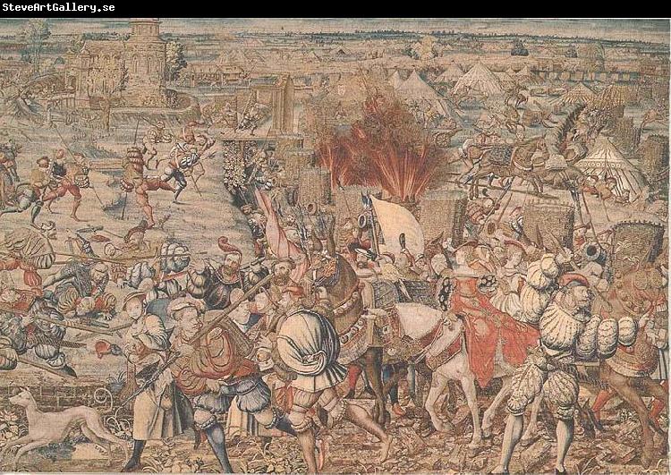 Bernard van orley The Battle of Pavia tapestry,